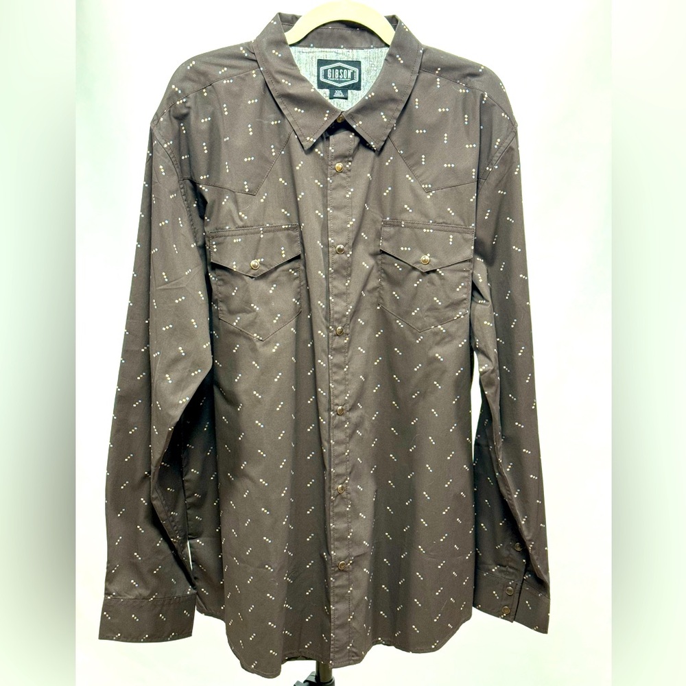 Men’s Gibson XXL long sleeve snap up shirt